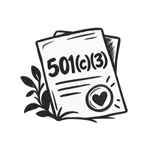501(c)(3) nonprofit illustration
